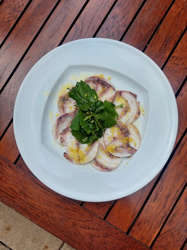 octopus carpaccio